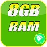 8gb ram cleaner booster cleaner app pro2018 android application logo